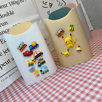 Office Home Desktop Mini cute with lid trash cans shake lid minimalist Nordic Wind students Trash Cans