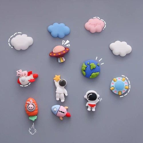 Мультяшная трехмерная наклейка ручной работы, брендовый аксессуар, набор материалов, магнит на холодильник, в 3d формате, поделки ручной работы