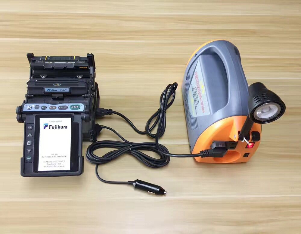 Optical Fiber Fusion Splicer Battery AC/DC Power OTDR Mobile Backup Power Charger
