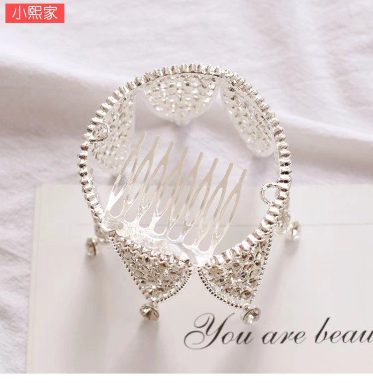 Công chúa nhỏ Vương miện Mũ Hàn Quốc Flash Diamond Crown Sinh nhật cho trẻ em Sự kiện Ngày của trẻ em Quà tặng Hoa Boy Phụ kiện tóc dây buộc tóc hot nhất hiện nay