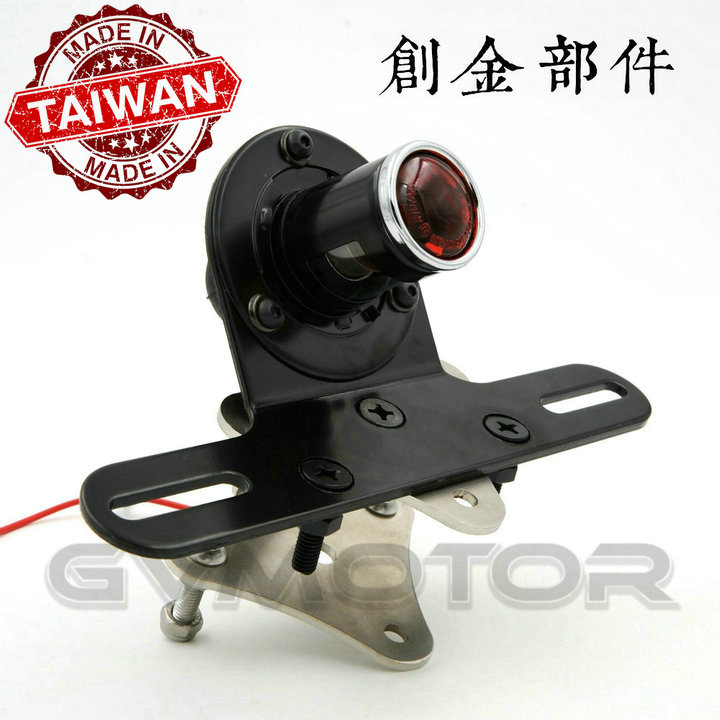 Taiwan Made Harley w650 SR400 CB400SS CB400SS Metal Retro Locomotive Jewel Small Tail Lights