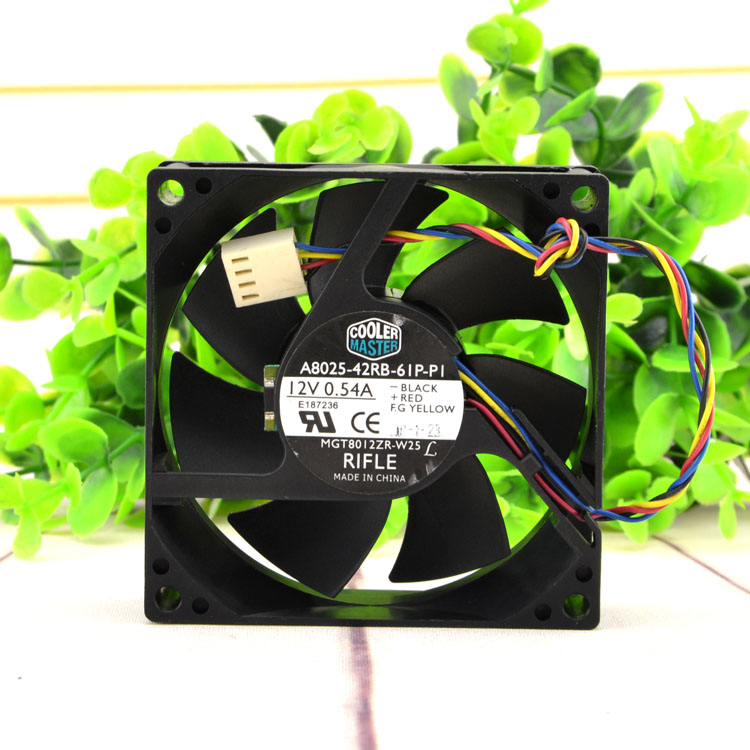 Cool Extreme 12v 0 54A 8025 A8025-42RB-61P-P1 Motherboard pwm Speed Regulation 8cm Fan