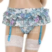 ★ Giải phóng mặt bằng Giao hàng trực tiếp Hàn Quốc Đính kèm Hàn Quốc EBLIN corset garter giảm giá giới hạn dây nịt móc tất 