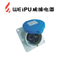 weipu weipu IP44 16A 3-pin concealed oblique socket TYP3601