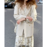 Весенний пиджак классического кроя для отдыха, крой, в корейском стиле, оверсайз, тренд сезона