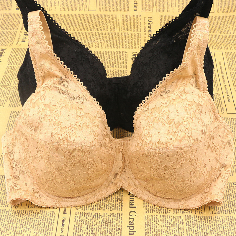 Purple Landi Intimates Women's Brand Counter Genuine Full Cup Big Breasts Showing Small Bra Large Size Bra Sw7373