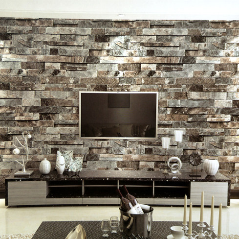 Usd 5183 Antique Brick Marble Brick Wallpaper Doorway