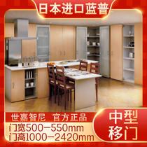 Japan imports LAMP Rampu bus sliding door hinge translation door hardware accessories wardrobe damping buffer FAD-20