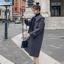 Herben College Wind Mao jacket Women in the middle of 2021 new autumn and winter thickening of small sub-students