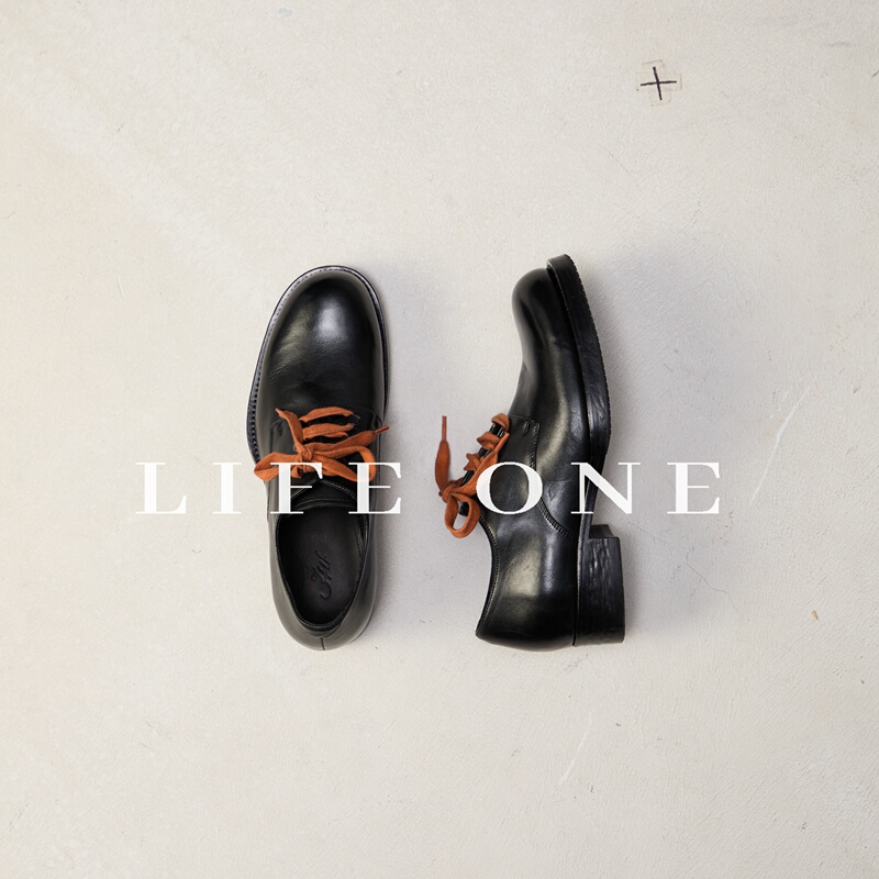 「Life One」Pra Style Leather Climbing Buckle Derby Shoes 「Life One」Pra Style Leather Climbing Buckle Derby Shoes