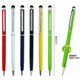 10 dual-purpose ballpoint pens, student writing pens, black refill capacitive pens, mobile phone touch screen pens, universal student pens