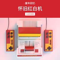 Classic red and white game console HD 4K plug-in yellow card even TV home FC retro classic nostalgic vintage Sega Super Mary childhood tank war Contra Nintendo two handles