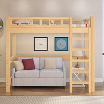 Bed under the empty small apartment artifact Bunk bed Bunk elevated bed Bed Bunk bed Bunk bed Adult adult bed