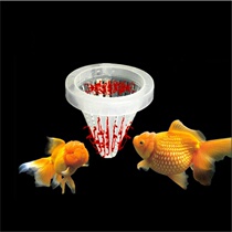  Aquarium Fish Feeder Worm Bug Feeding Cup Fish Tank Blood Wo