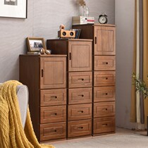 Crevice storage cabinet Solid wood 40 30cm wide drawer kitchen shelf Sofa side storage narrow gap cabinet