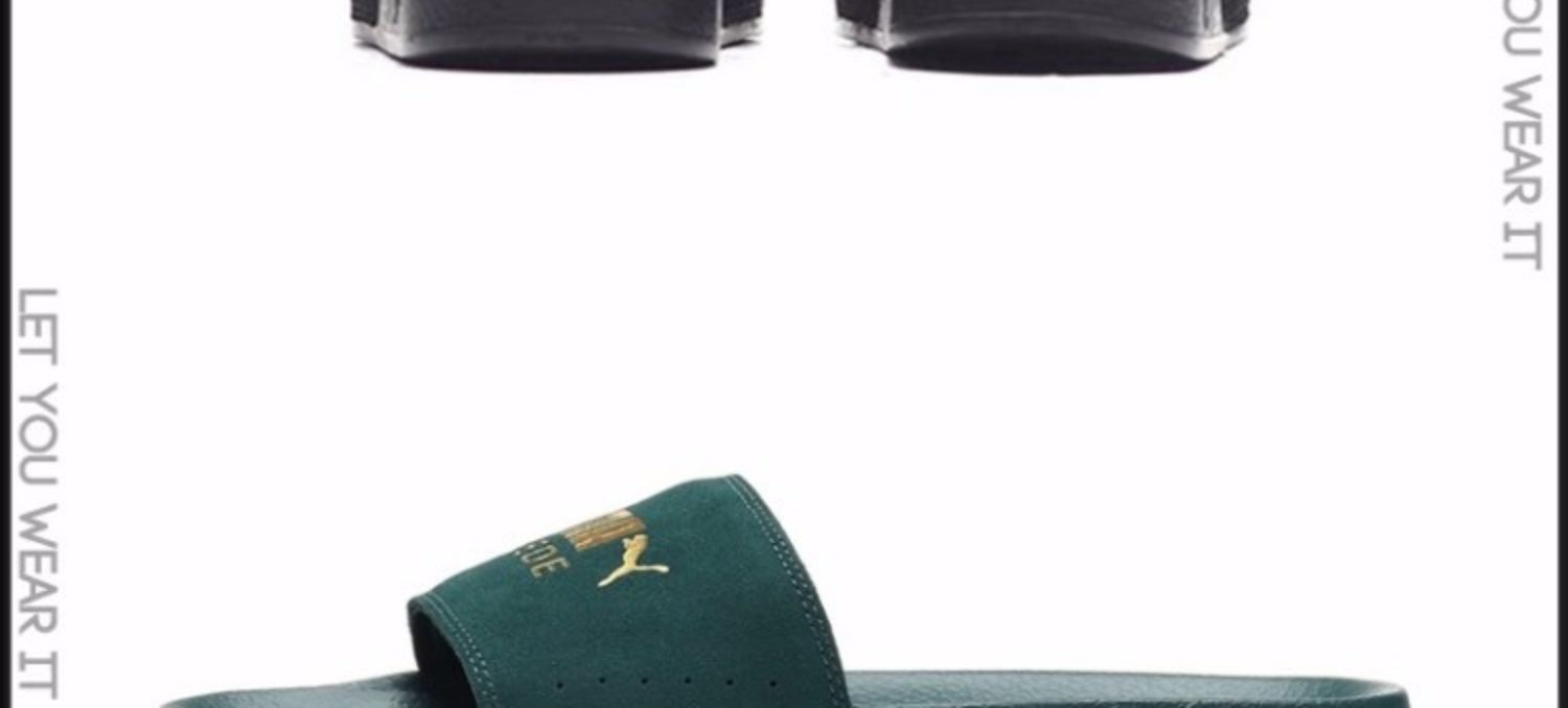 Puma / Hummer counter giày nam Giày dép nữ thể thao mùa hè 2019 dép mới bằng da lộn một từ kéo 365758 - Dép thể thao dép uniqlo