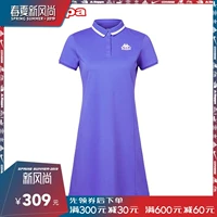 Váy thể thao nữ Kappa Kappa 2019 Mùa xuân mới giản dị Một nửa tay áo ngắn Váy K0922QL92D - Trang phục thể thao bộ thể thao nữ đẹp 2020