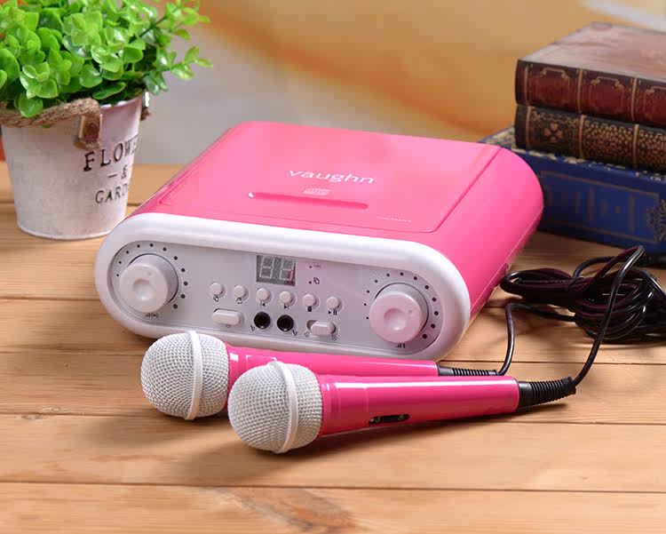(Special offer) Children's cartoon CD player Fetal education machine Plug-in machine can be connected to the microphone