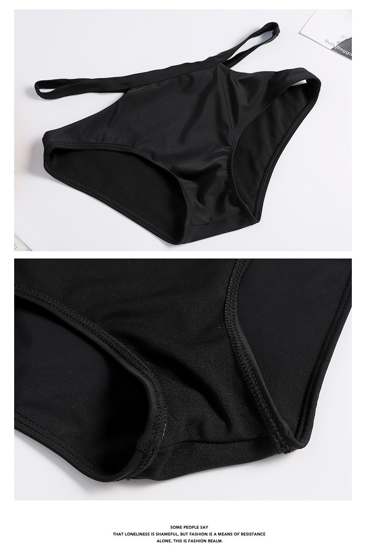 Bộ bikini mới của Hàn Quốc bikini 2019 Châu Âu và Mỹ bikini gợi cảm hoàn hảo áo tắm hở lưng ba mảnh - Bikinis shop do boi