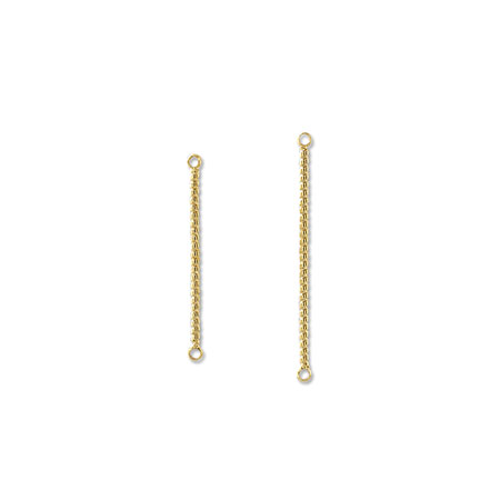 Expensive and made in Japan Imported Handmade Diy Materials Metal Rods Double Holes Connected Frosted Nub style hangings