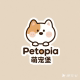 Petopia萌宠堡的LOGO