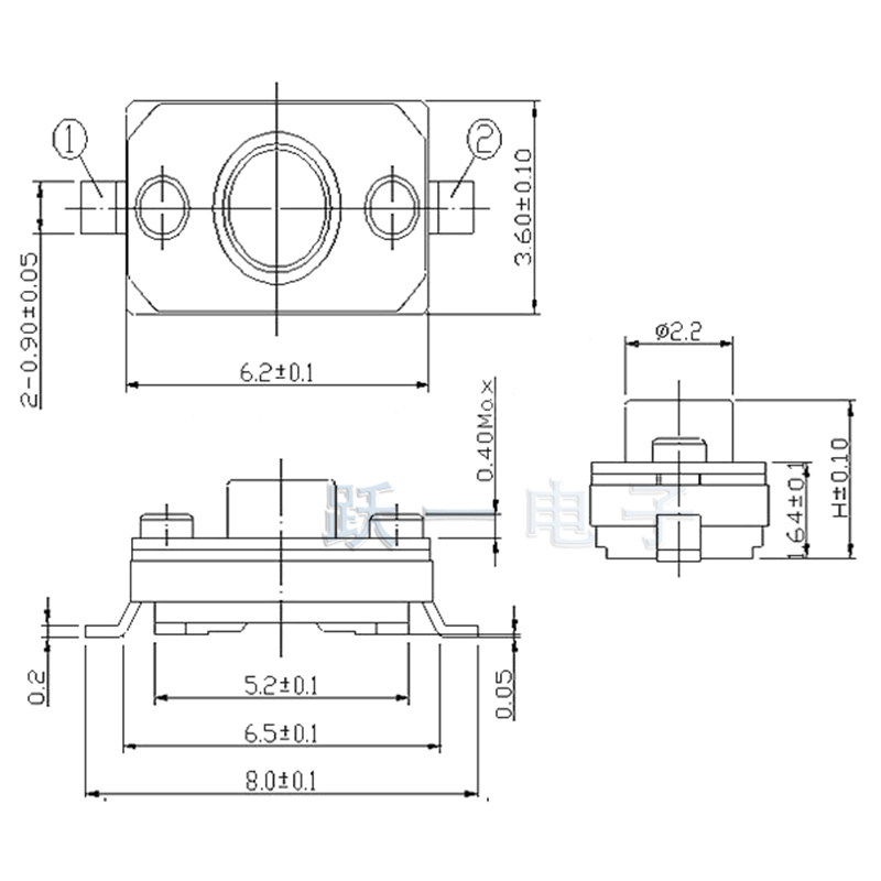 3.7*6.d3*2.7H硅胶头贴片轻触开关2脚按键按钮立式微动二脚高品质在2026年的选择有什么讲究？