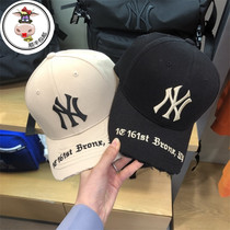 South Korea MLB Yankees mens and womens baseball cap hole fashion duck tongue hat ins tide ny spring 32CPKP
