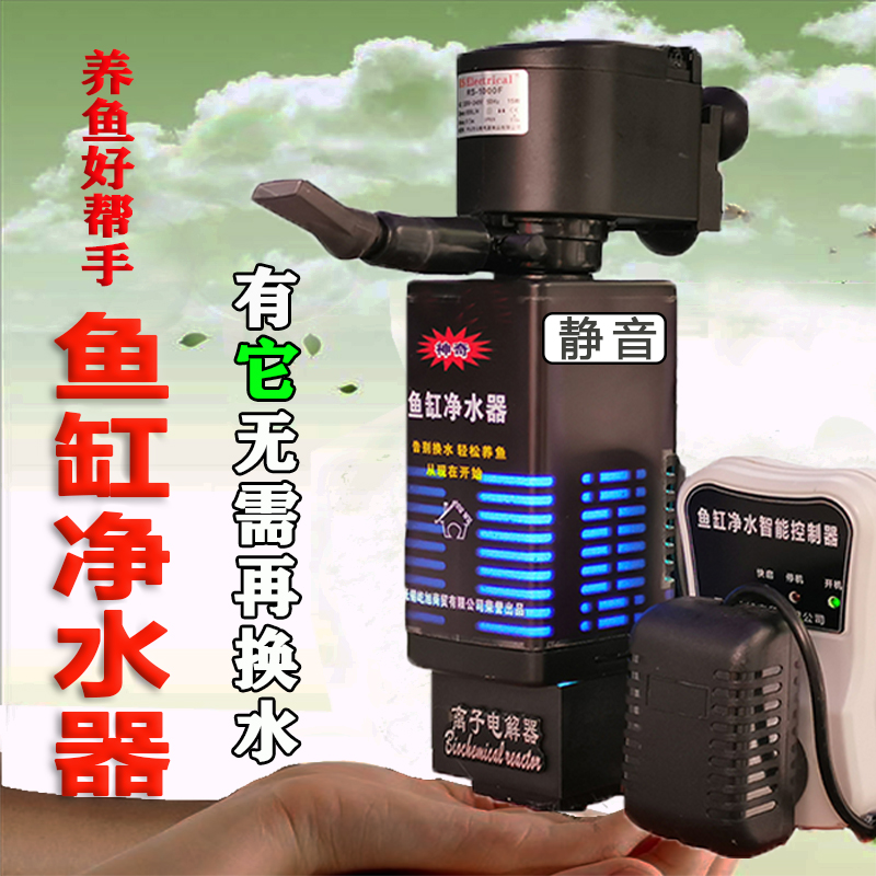 Ornamental tropical colorful swallowfish blood parrot fish aquarium cold water koi goldfish no water change fish tank water purifier - Taobao