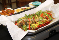 Paper-wrapped fish special paper-wrapped chicken paper grilled fish oven paper Rectangular Wushan thickened paper grilled fish special baking paper Commercial