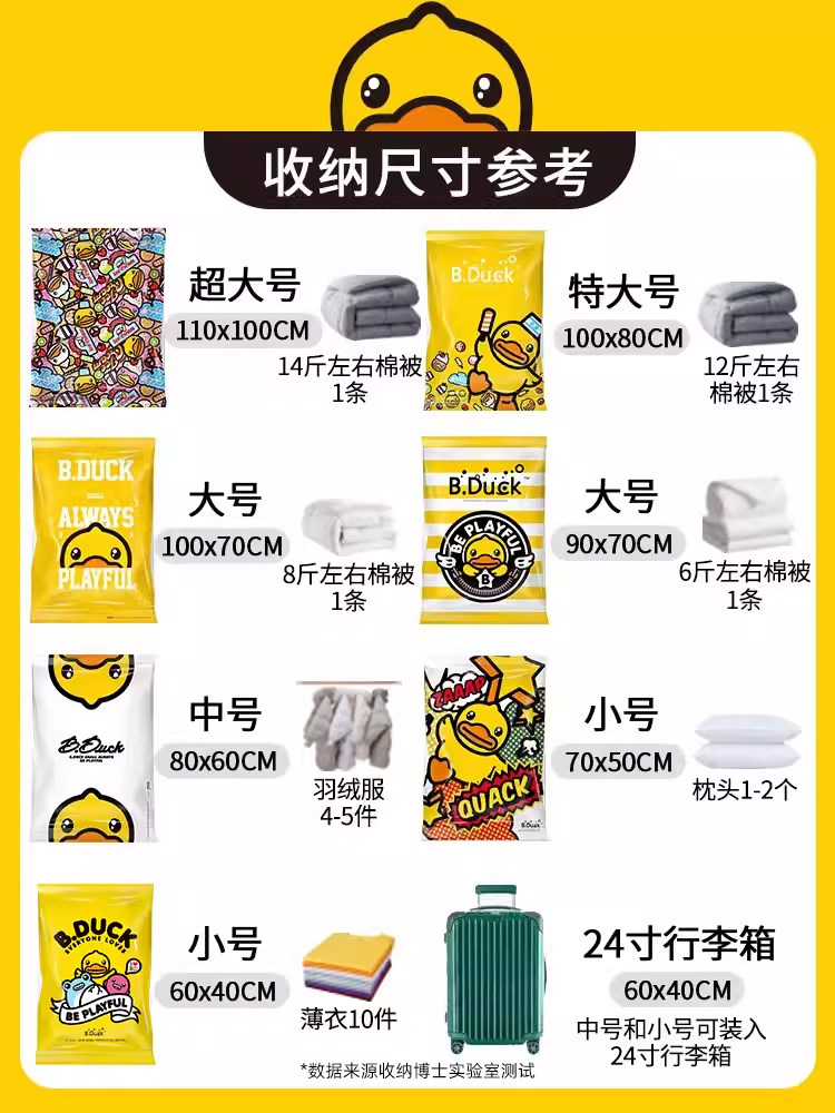 Storage Doctor Vacuum Compression Bag Storage Bag for Quilts, Clothes, down Jackets, Magic Quilt Organizer for Home, Suitcases, and Travel