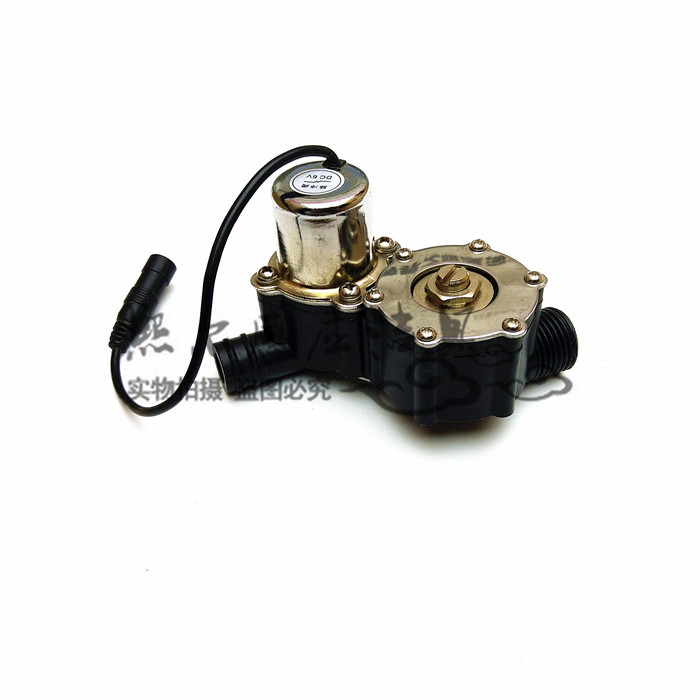 AC-DC DC6V concealed urinal urinal S-type induction solenoid valve seat valve head flush valve accessories