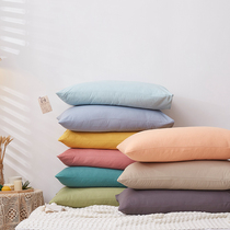 Water washing cotton pillow case single double dormitory 48*74 can be matched with bed sheets quilt cover a pair without pillow core