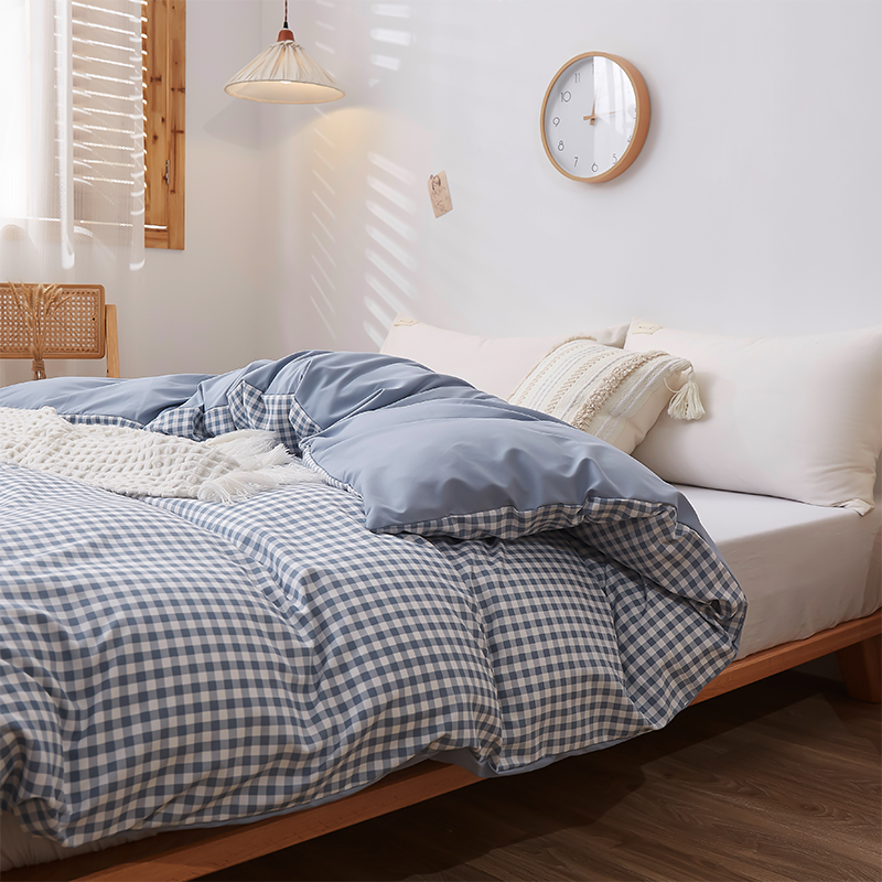 Japanese-style washed quilt cover single piece 150x200x230 double quilt cover 180x220x240 dormitory single 1 5m