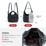 Модный рюкзак, вместительная и большая универсальная сумка через плечо для отдыха для путешествий на одно плечо, из натуральной кожи, 2020