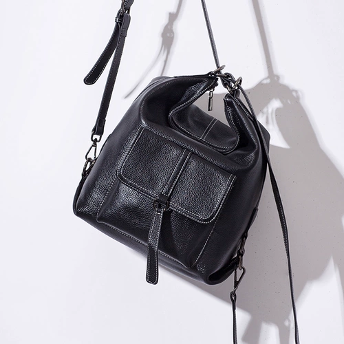 Модный рюкзак, вместительная и большая универсальная сумка через плечо для отдыха для путешествий на одно плечо, из натуральной кожи, 2020