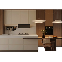 Zhibang Furniture Whole House Customized Walk-in Wardrobe Kitchen Space Quartz Stone Countertop Diamond Pentagon Cabinet