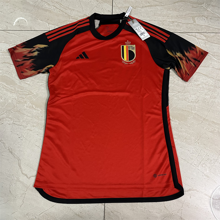 Adidas Adidas 2022 World Cup Belgium Home Fan Version Short-Sleeved Jersey Hd9412
