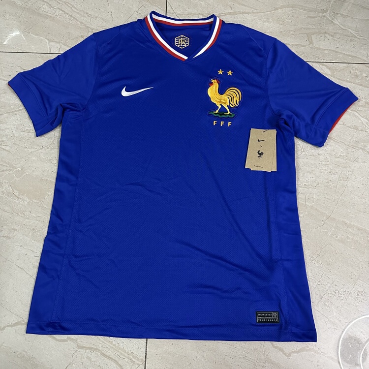 Nike Nike 2024 European Cup France Team Home Fan Version Short-Sleeved Jersey Fj1259 452