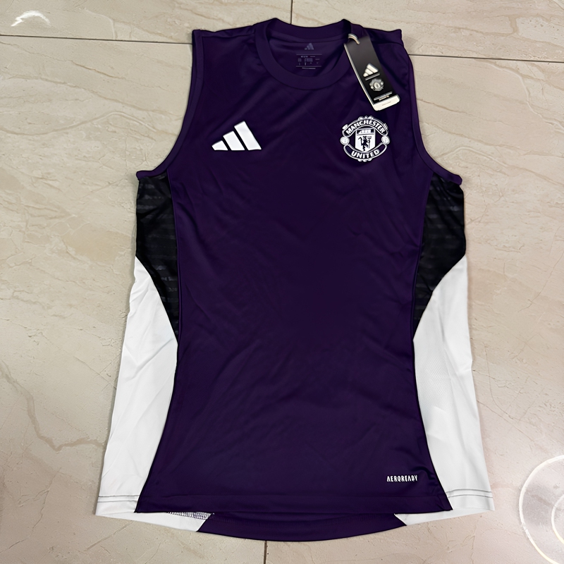 Adidas Adidas 25/26 Manchester United Player Pre-Match Warm-Up Training Vest Sleeveless T-Shirt Jp3110