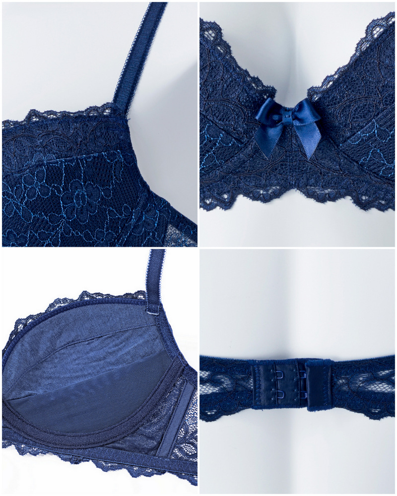 PEACH JOHN / Peach Pie [Sản phẩm mới] China Limited Yale Lace 3/4 Cup Bra Set áo lót có đệm