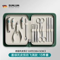 Модернизированная серия Anti-Splash [высококлассная набор из 13 частей из мертвой педикюры и маникюров]-Mo Green