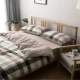 Đơn giản gối bông rửa sạch bông bông 48x74cm rắn trường hợp đơn gối Tenjiku bông gối 2 - Gối trường hợp gối chống trào ngược concung