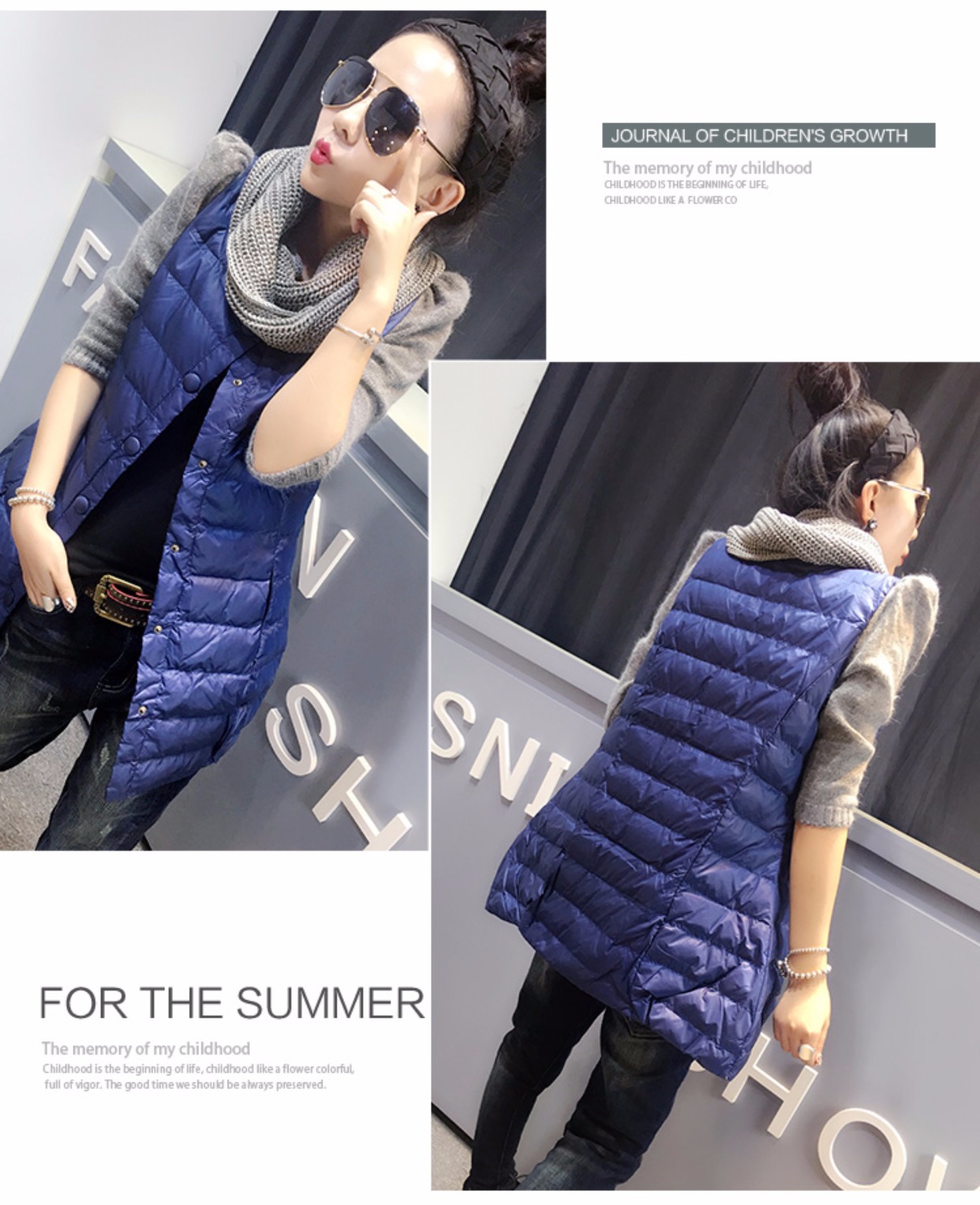 Xuân 2018 mới tay áo bảy điểm đan áo len cotton ấm áp dành cho nữ áo phao parka nữ