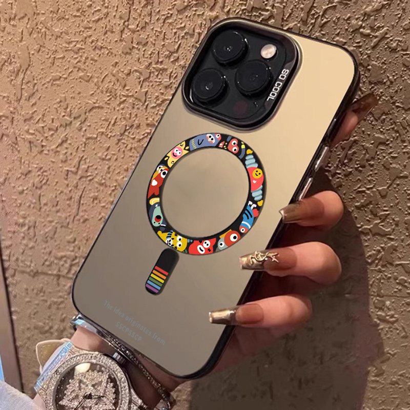 【Magnetic Silver】Suitable for Apple 16 Pro Max Phone Case 2025 New Model iPhone 15 Little Monster 14 Plus Cute 13 Anti-Drop 17 Soft Air Super Popular High-End Feel 12 Women's Case 11 Pm 【Magnetic Silver】Suitable for Apple 16 Pro Max Phone Case 2025 New Model iPhone 15 Little Monster 14 Plus Cute 13 Anti-Drop 17 Soft Air Super Popular High-End Feel 12 Women's Case 11 Pm