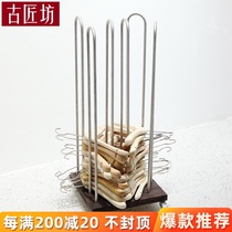 Clothing store hanger display rack shelf hanger finishing storage shelf rack hanger rack Stainless steel Korean version of the woman