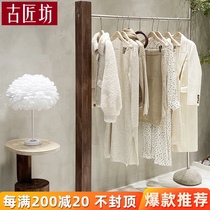 Clothing store display stand womens store design renderings simple Nordic stone display stand floor-to-ceiling display stand men