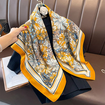 90 Écharpes grandes Scarves Femmes 2024 Nouvelles écharpes Printemps automne Thin pour envoyer le Mom Temperament Three-Eight Womens Day Gift