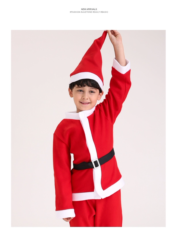 Trang phục Giáng sinh cho trẻ em Santa Claus Quần áo bé trai Bé gái Giáng sinh cho thấy Trang phục Dress Up trang phục biểu diễn