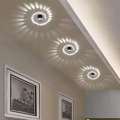 Corridor lights, walkway lights, spotlights, simple creative wall lights, bedside lights, light, ceiling shapes, discoloration