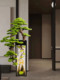 Artificial Welcoming Pine Tree for Home Entrance, Green Plant for Living Room, Fake Tree for Floor, Large Opening Decoration for Clubhouse and Hotel Entrance